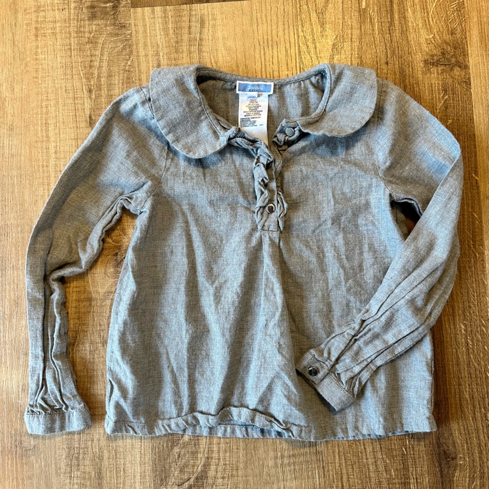 Jacadi Paris Collared Long Sleeve | Girls 6a